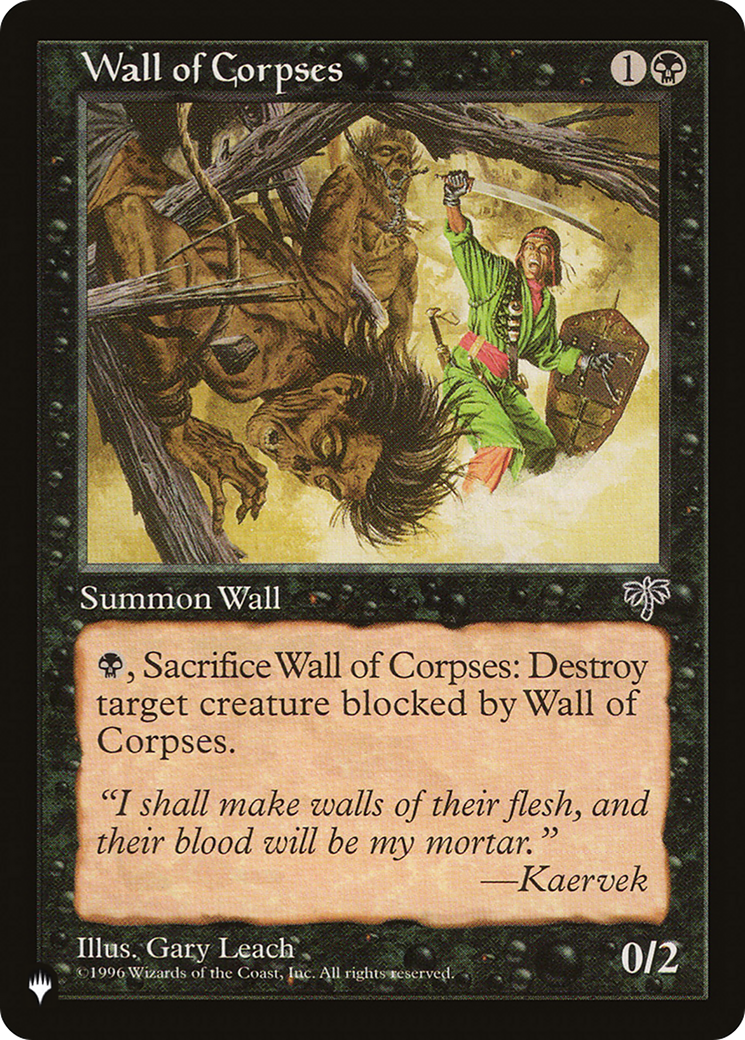 Wall of Corpses [The List Reprints] | Clutch Gaming