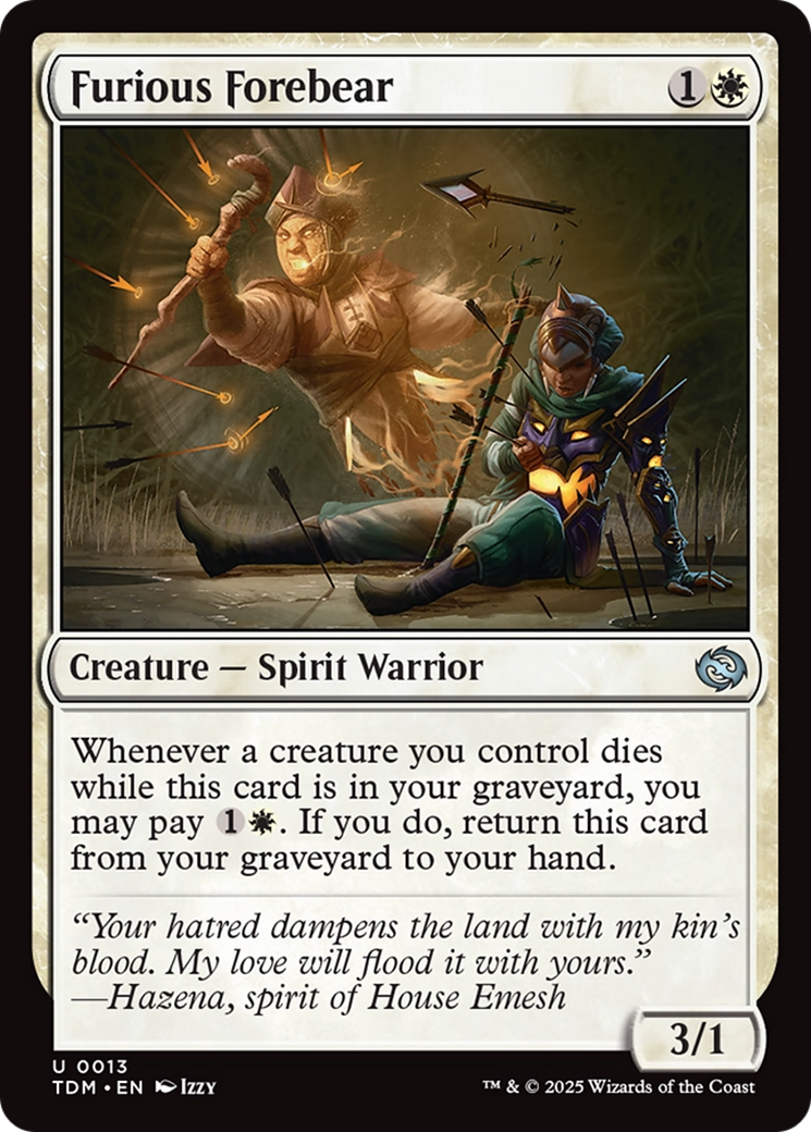 Furious Forebear [Tarkir: Dragonstorm] | Clutch Gaming