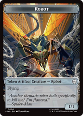 Food // Robot Double-Sided Token [Marvel's Spider-Man Tokens] | Clutch Gaming
