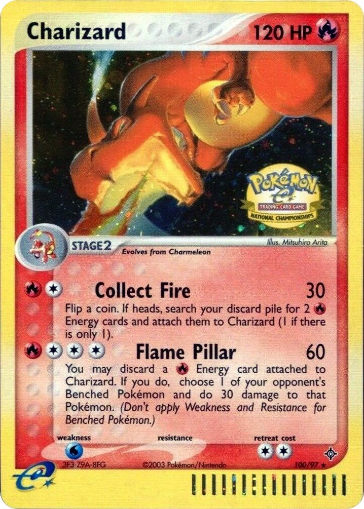 Charizard (100/097) (National Championships) [League & Championship Cards] | Clutch Gaming