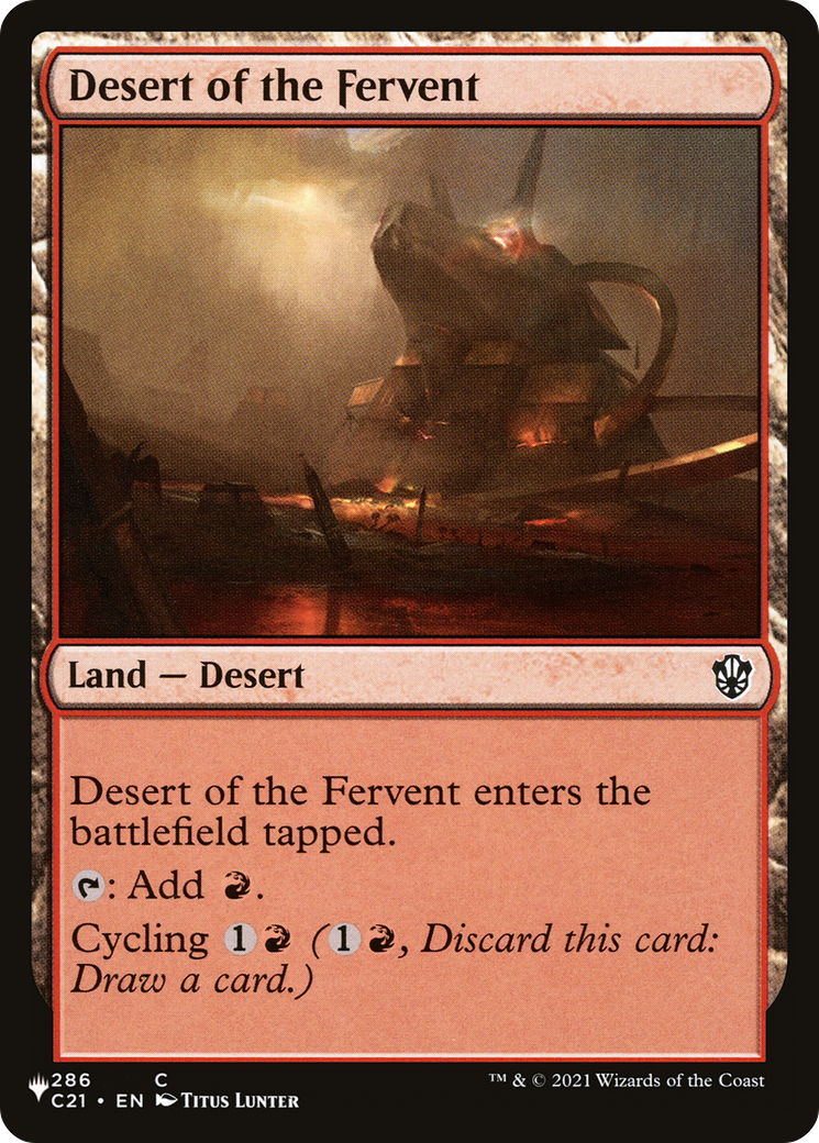 Desert of the Fervent [The List Reprints] | Clutch Gaming