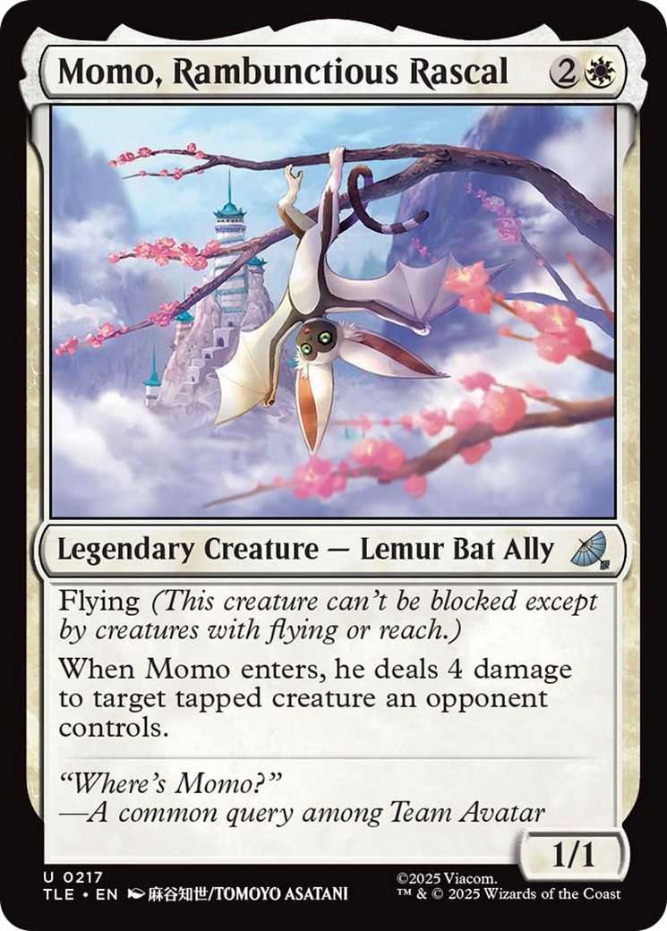 Momo, Rambunctious Rascal [Avatar: The Last Airbender: Eternal-Legal] | Clutch Gaming
