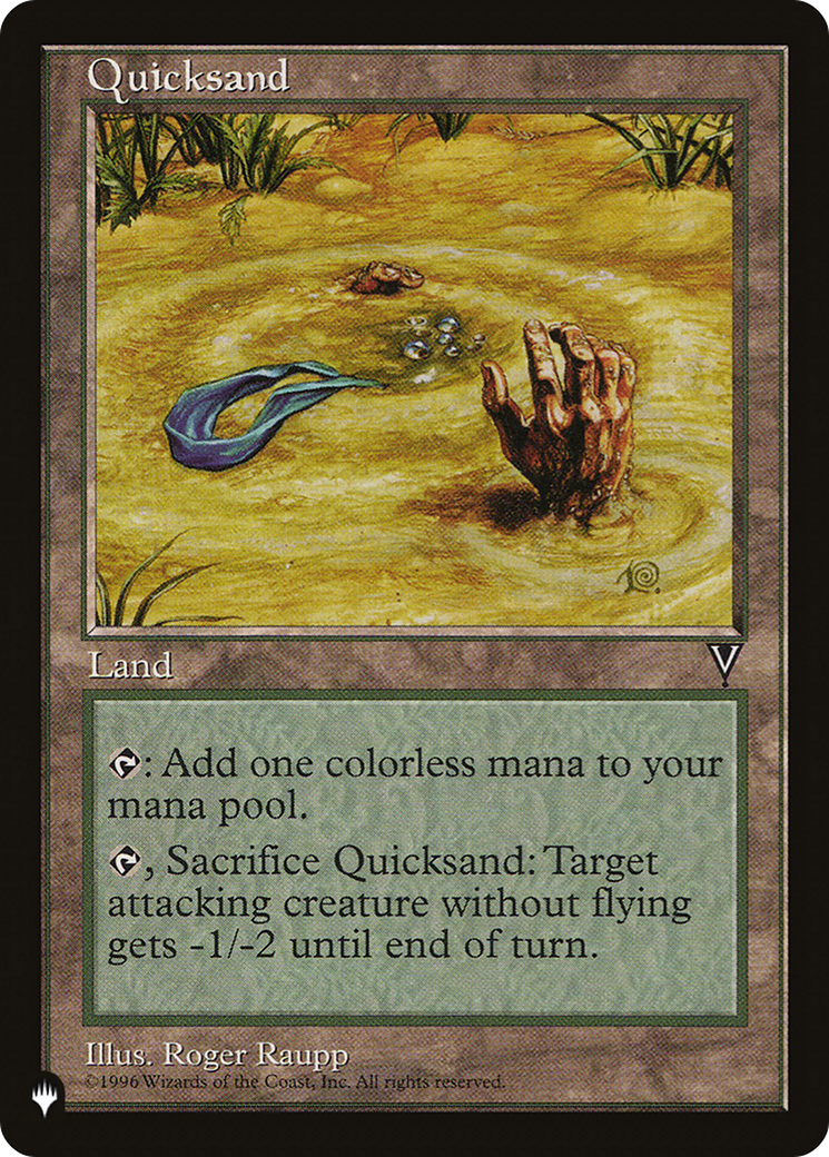 Quicksand [The List Reprints] | Clutch Gaming