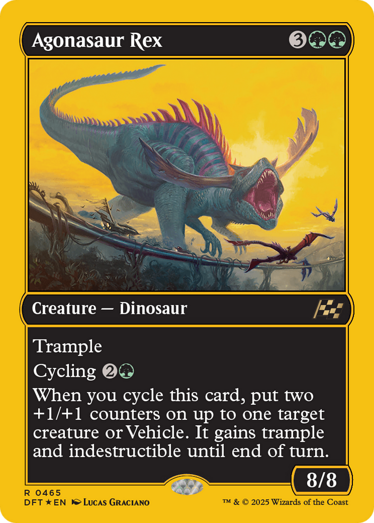 Agonasaur Rex (First-Place Foil) [Aetherdrift] | Clutch Gaming