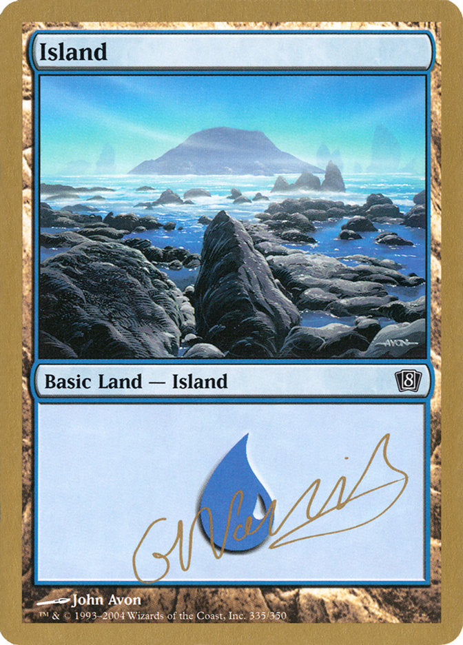 Island (gn335) (Gabriel Nassif) [World Championship Decks 2004] | Clutch Gaming