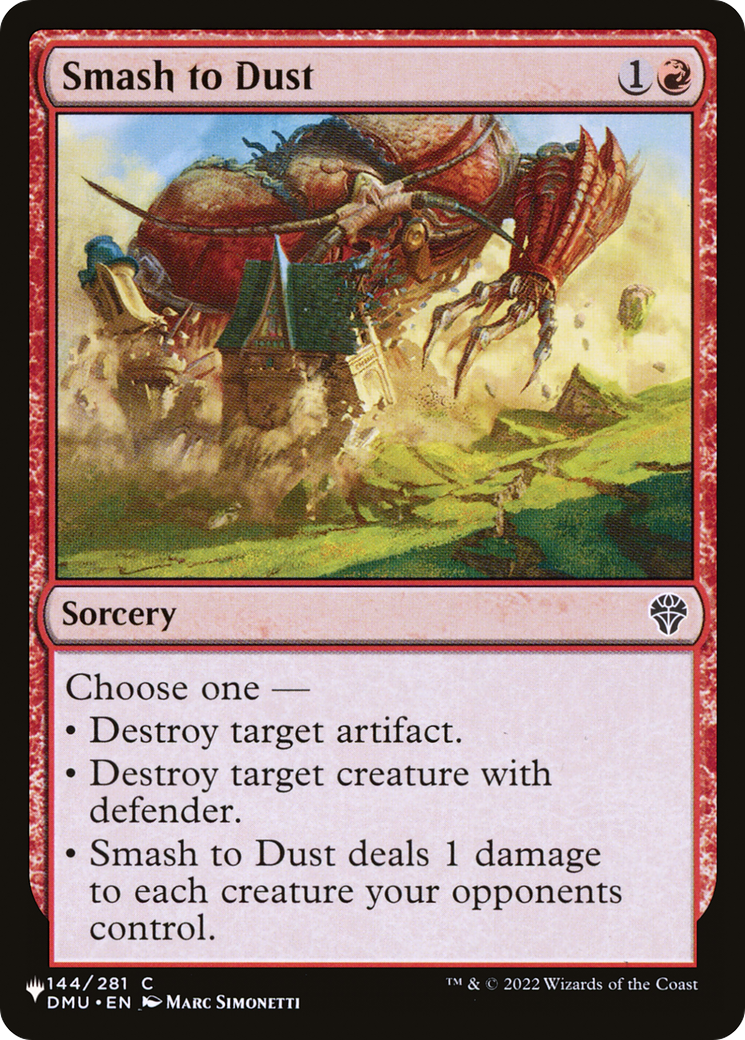 Smash to Dust [The List Reprints] | Clutch Gaming