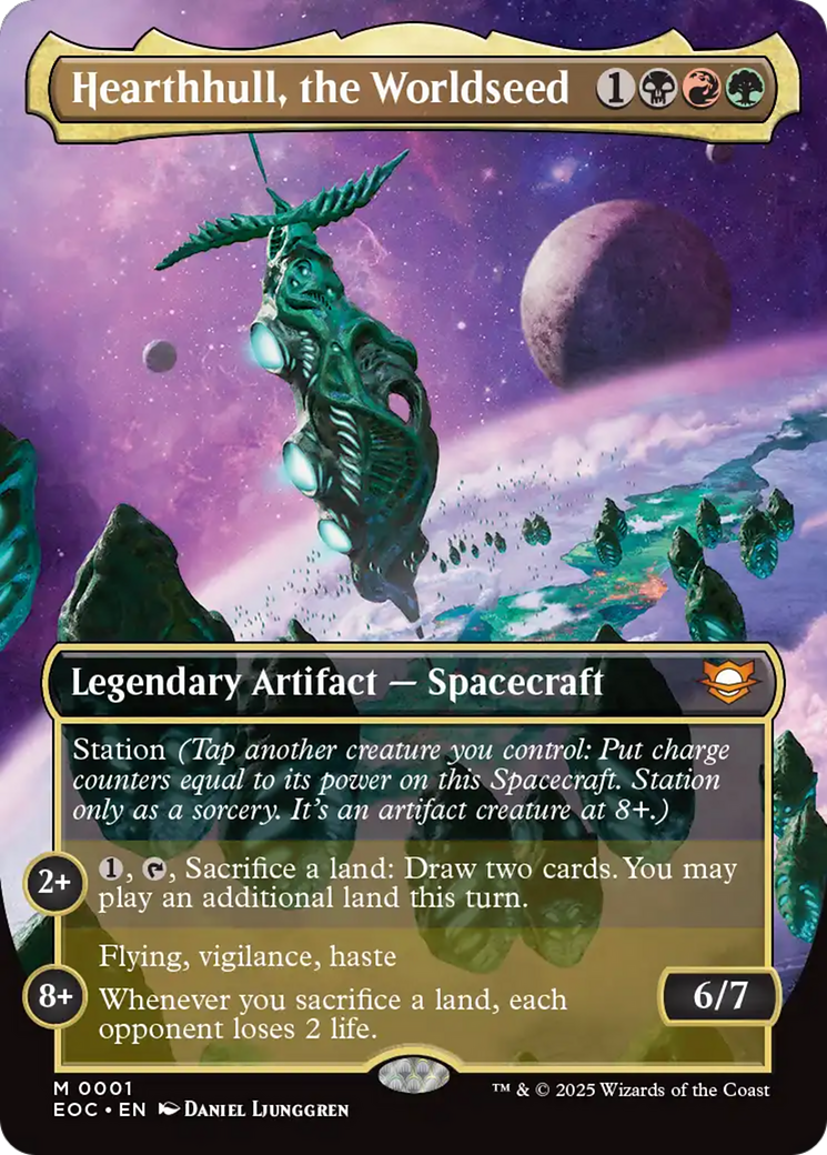 Hearthhull, the Worldseed (Borderless) [Edge of Eternities Commander] | Clutch Gaming