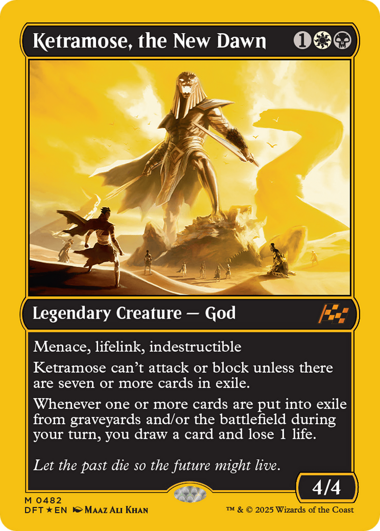 Ketramose, the New Dawn (First-Place Foil) [Aetherdrift] | Clutch Gaming