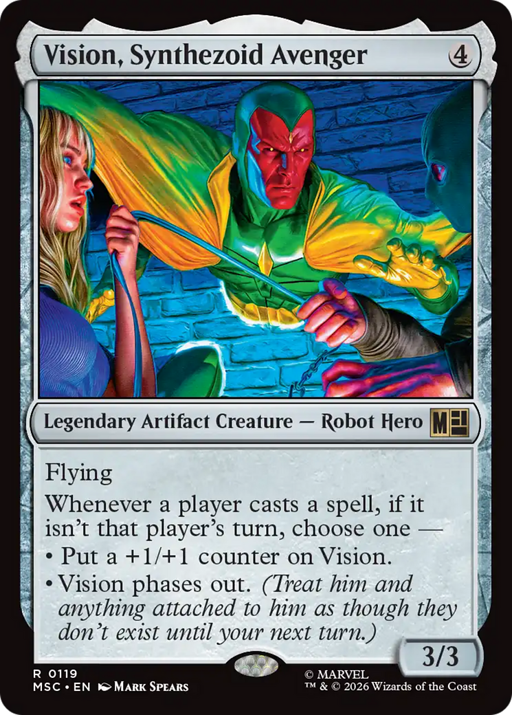 Vision, Synthezoid Avenger [Marvel Super Heroes Commander] | Clutch Gaming