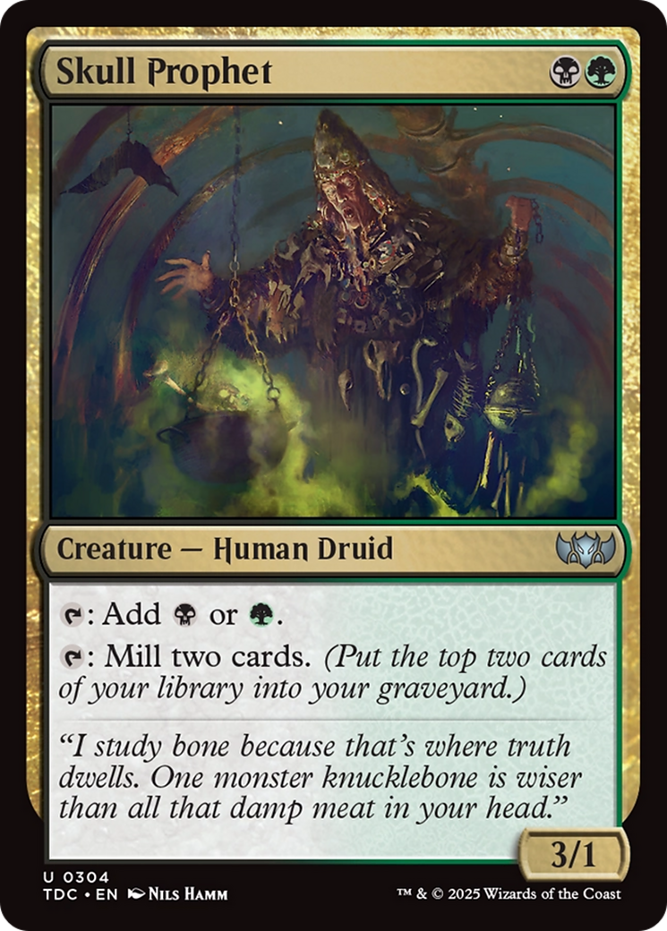 Skull Prophet [Tarkir: Dragonstorm Commander] | Clutch Gaming
