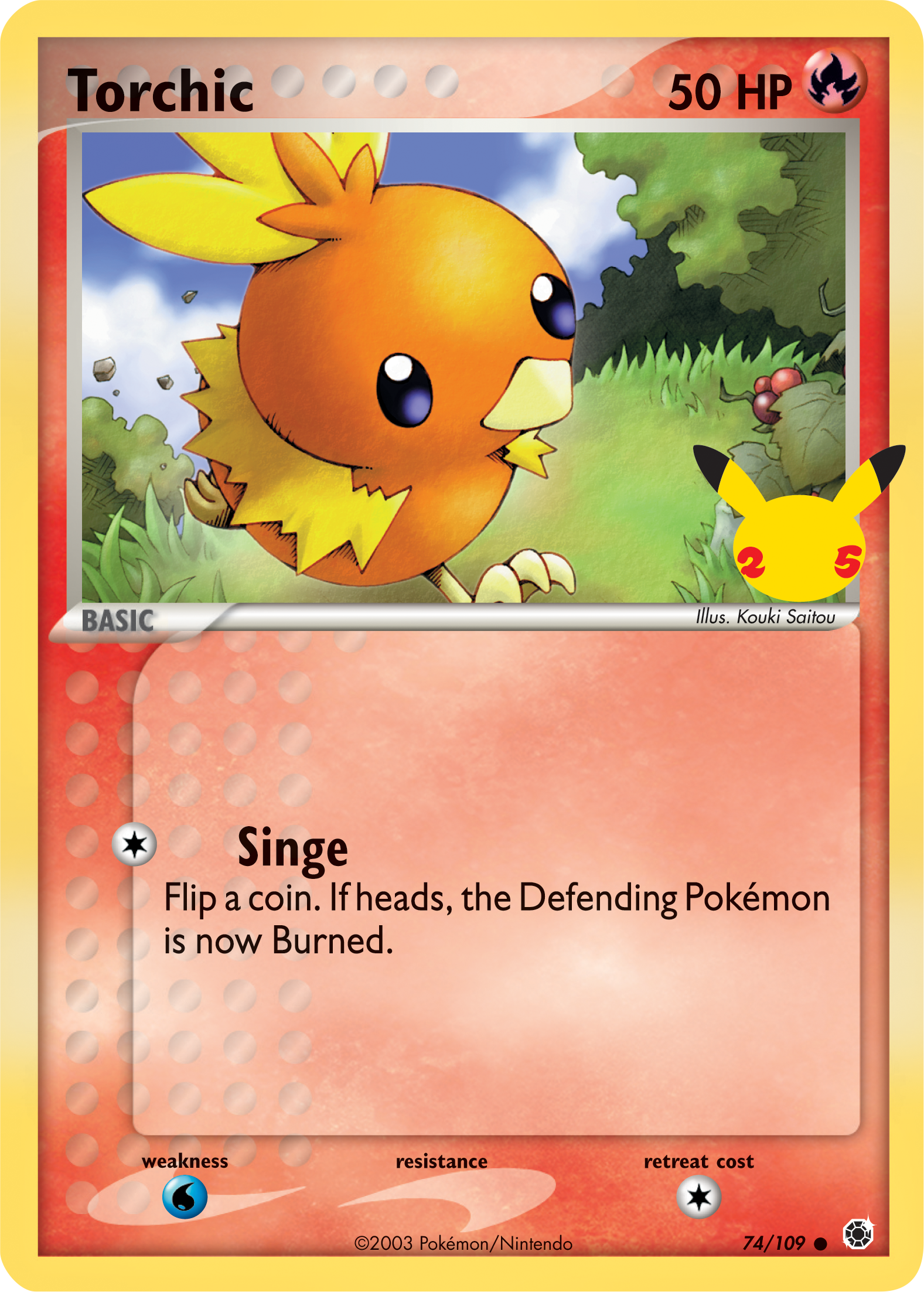 Torchic (74/109) (Jumbo Card) [First Partner Pack] | Clutch Gaming