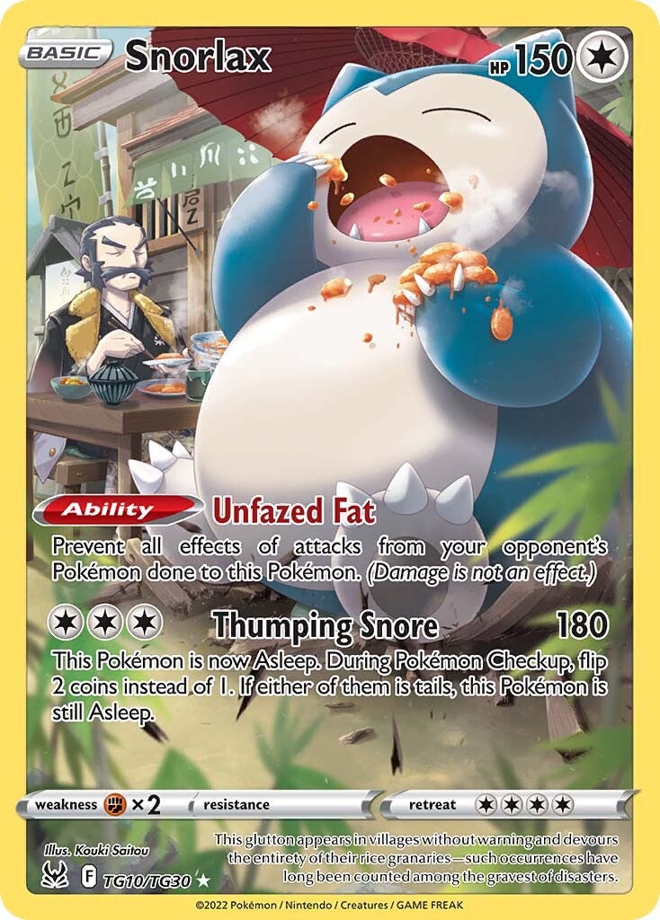 Snorlax (TG10/TG30) [Sword & Shield: Lost Origin] | Clutch Gaming