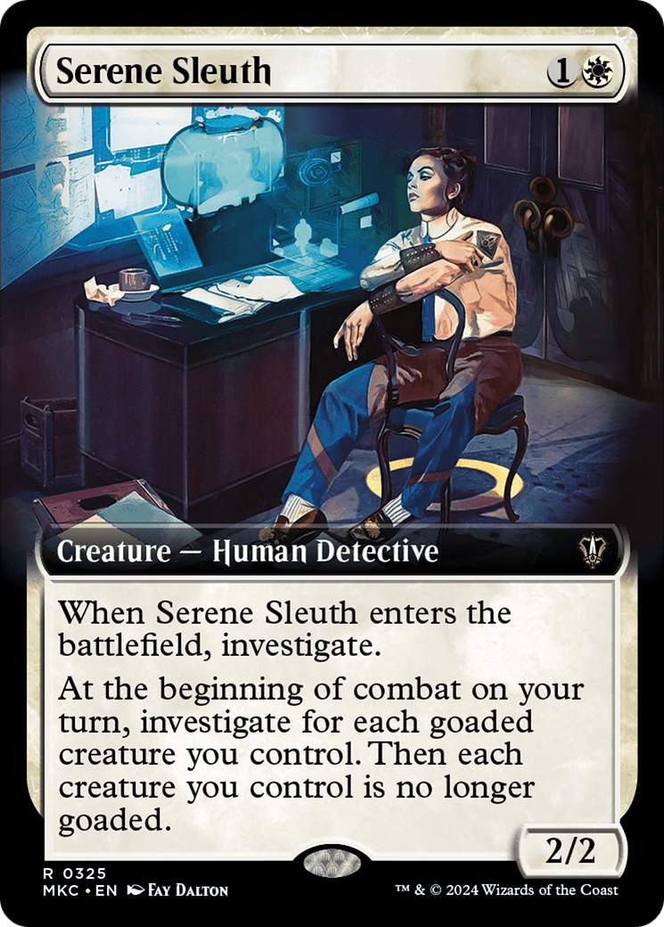 Serene Sleuth (Extended Art) [Murders at Karlov Manor Commander] | Clutch Gaming