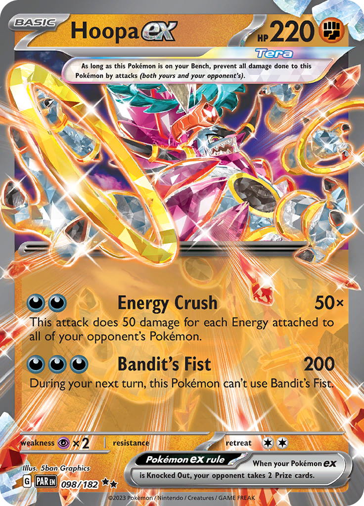 Hoopa ex (098/182) [Scarlet & Violet: Paradox Rift] | Clutch Gaming