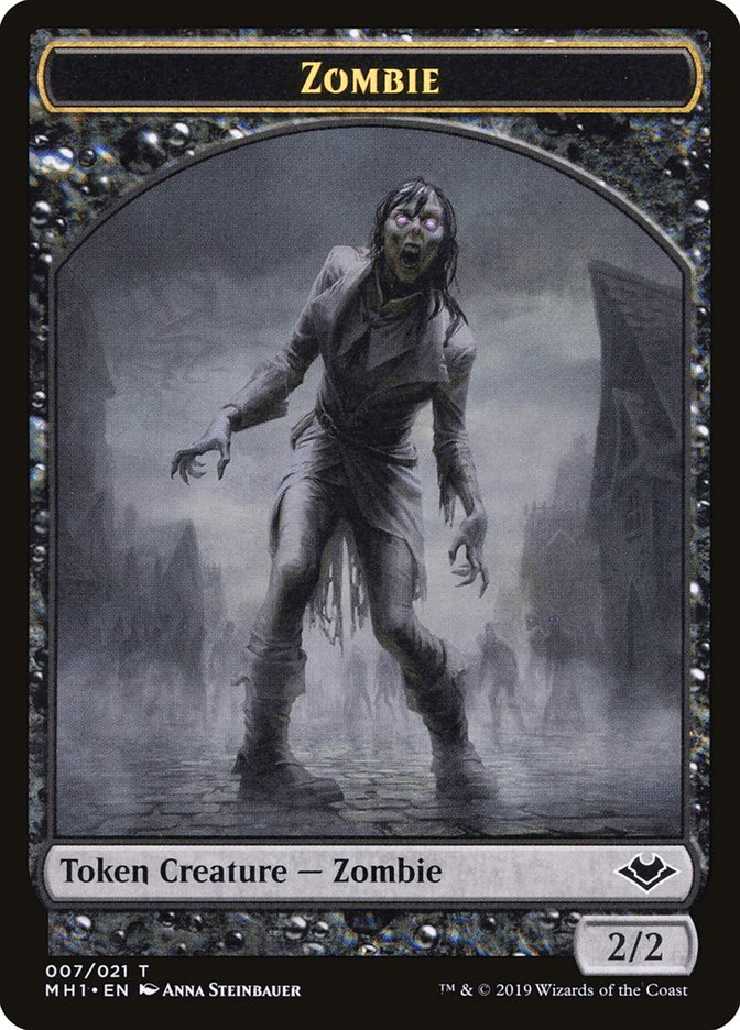 Angel (002) // Zombie (007) Double-Sided Token [Modern Horizons Tokens] | Clutch Gaming