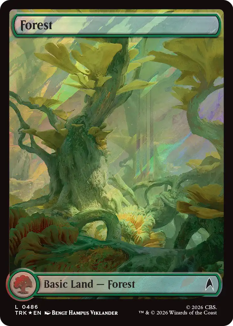 Forest (0486) (Surge Foil) [Star Trek] | Clutch Gaming