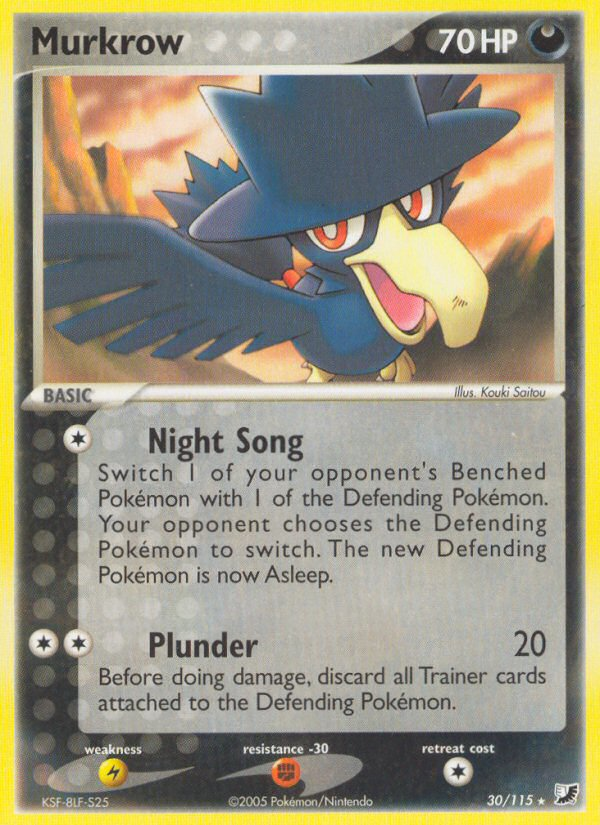 Murkrow (30/115) [EX: Unseen Forces] | Clutch Gaming