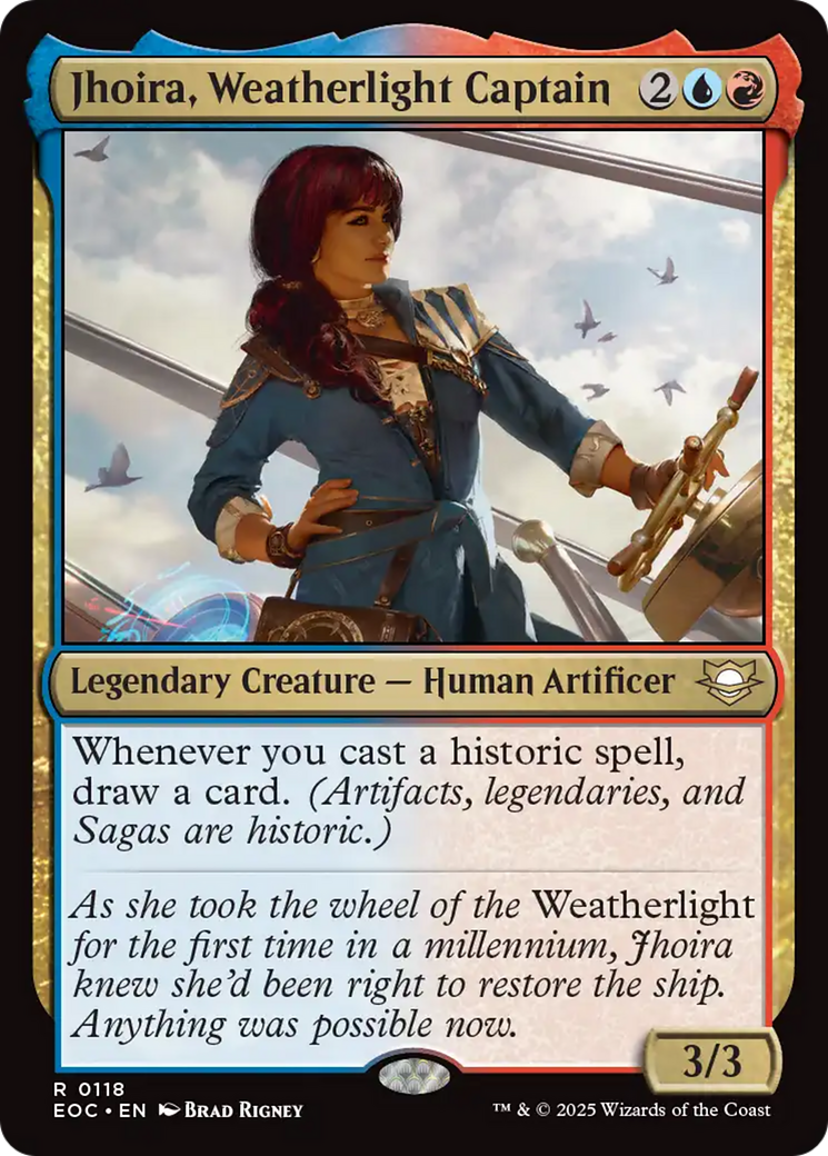 Jhoira, Weatherlight Captain [Edge of Eternities Commander] | Clutch Gaming