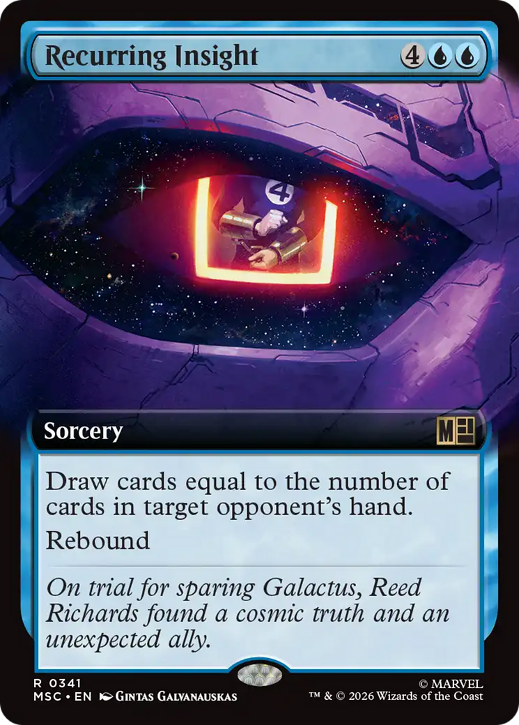Recurring Insight (Extended Art) [Marvel Super Heroes Commander] | Clutch Gaming
