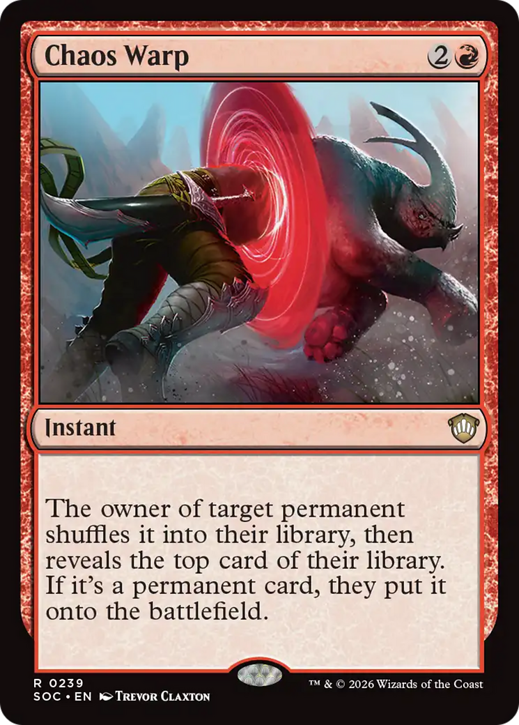 Chaos Warp [Secrets of Strixhaven Commander] | Clutch Gaming