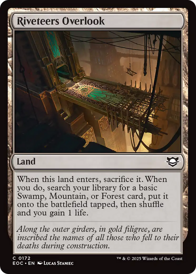 Riveteers Overlook [Edge of Eternities Commander] | Clutch Gaming