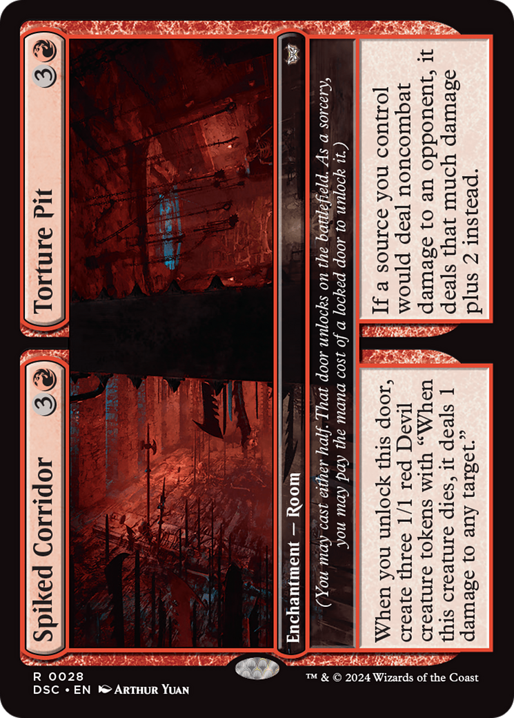 Spiked Corridor // Torture Pit [Duskmourn: House of Horror Commander] | Clutch Gaming
