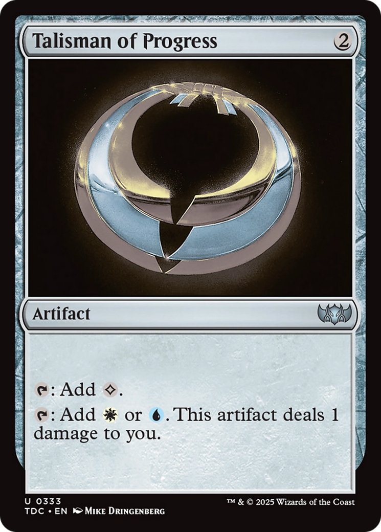 Talisman of Progress [Tarkir: Dragonstorm Commander] | Clutch Gaming