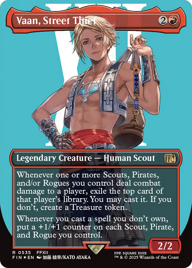 Vaan, Street Thief (Borderless) (Surge Foil) [FINAL FANTASY] | Clutch Gaming