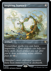 Inspiring Statuary (Foil Etched) [Commander Masters] | Clutch Gaming