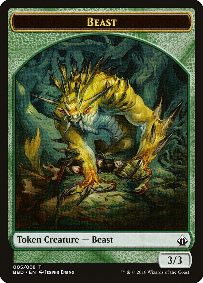 Beast Token [Battlebond Tokens] | Clutch Gaming