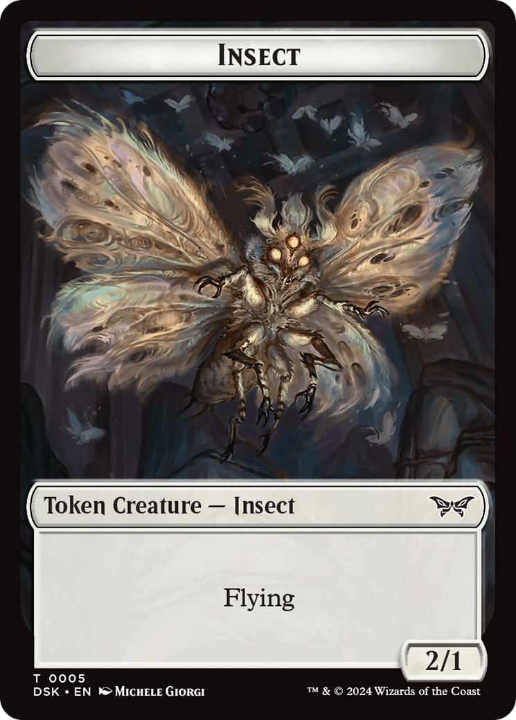 Insect (0005) Token [Duskmourn: House of Horror Tokens] | Clutch Gaming