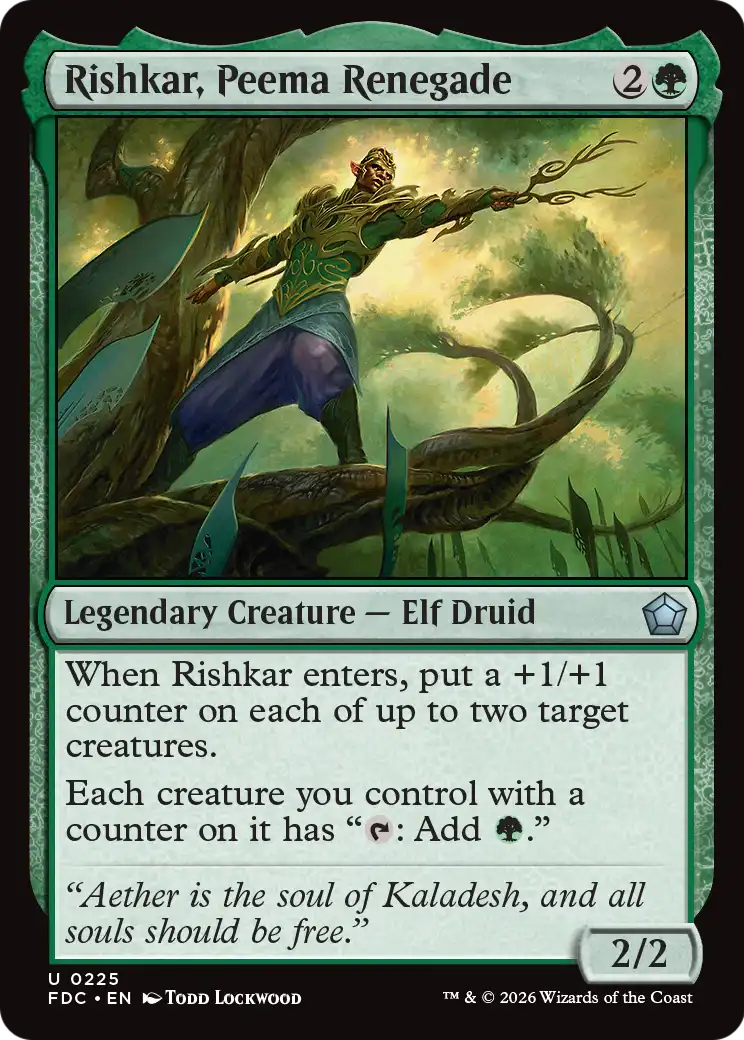 Rishkar, Peema Renegade [Foundations Commander] | Clutch Gaming