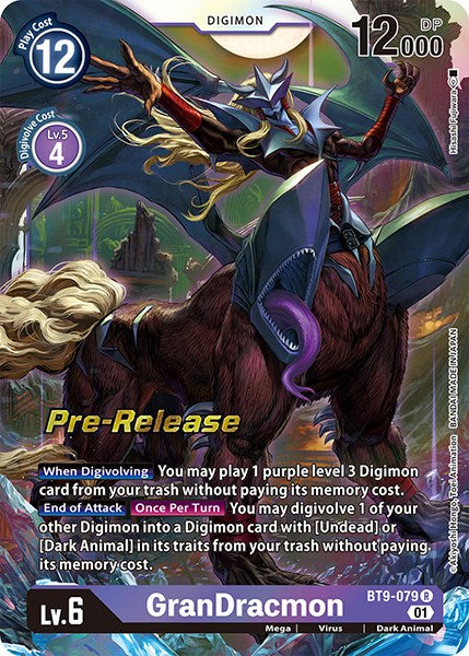 GranDracmon [BT9-079] [X Record Pre-Release Promos] | Clutch Gaming