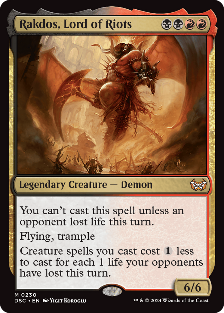 Rakdos, Lord of Riots [Duskmourn: House of Horror Commander] | Clutch Gaming