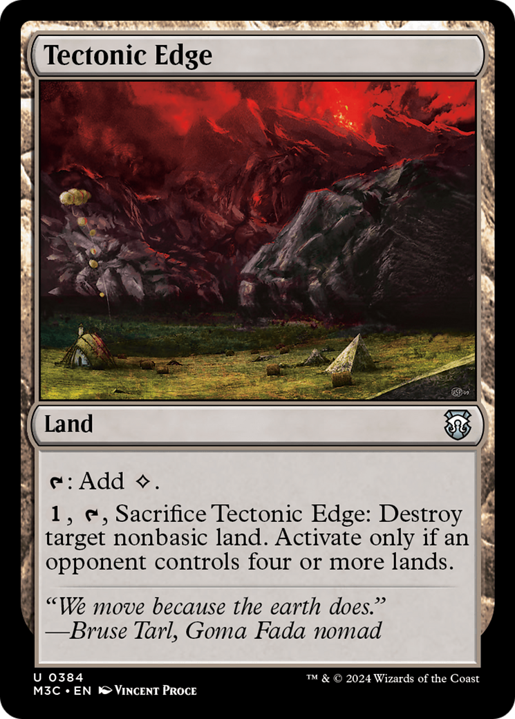 Tectonic Edge (Ripple Foil) [Modern Horizons 3 Commander] | Clutch Gaming