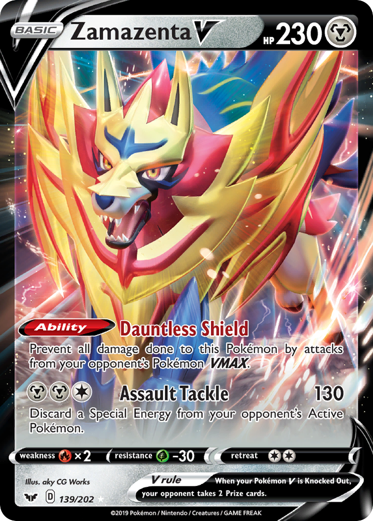 Zamazenta V (139/202) [Sword & Shield: Base Set] | Clutch Gaming