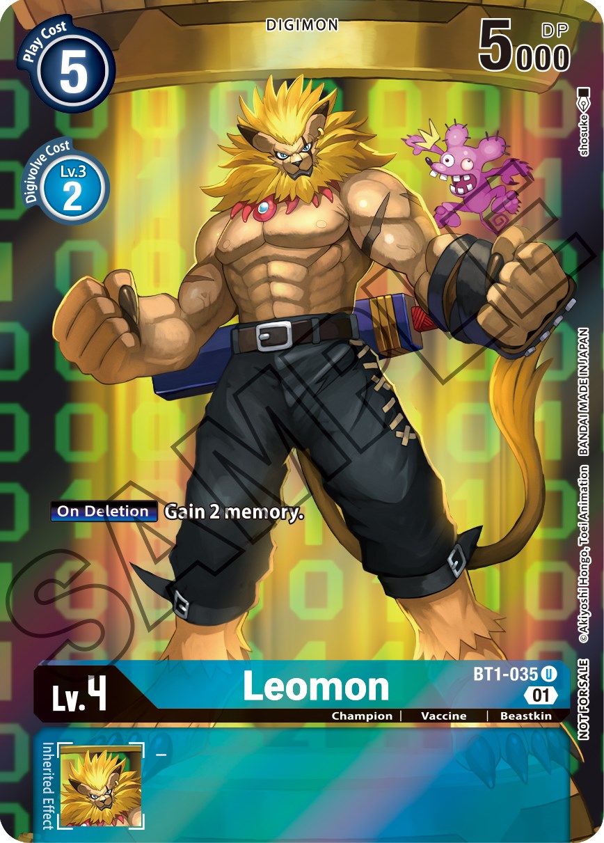 Leomon [BT1-035] (Tamer's Card Set 1) [Release Special Booster Ver.1.0] | Clutch Gaming
