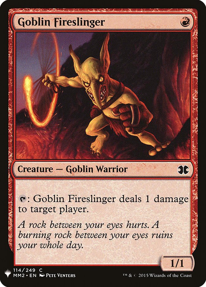 Goblin Fireslinger [Mystery Booster] | Clutch Gaming