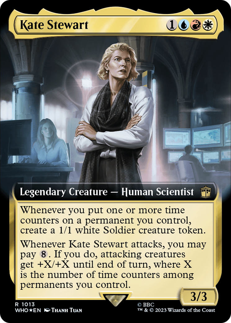 Kate Stewart (Extended Art) (Surge Foil) [Doctor Who] | Clutch Gaming