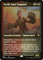 Neyali, Suns' Vanguard (Foil Etched) (Display Commander) [Phyrexia: All Will Be One Commander] | Clutch Gaming