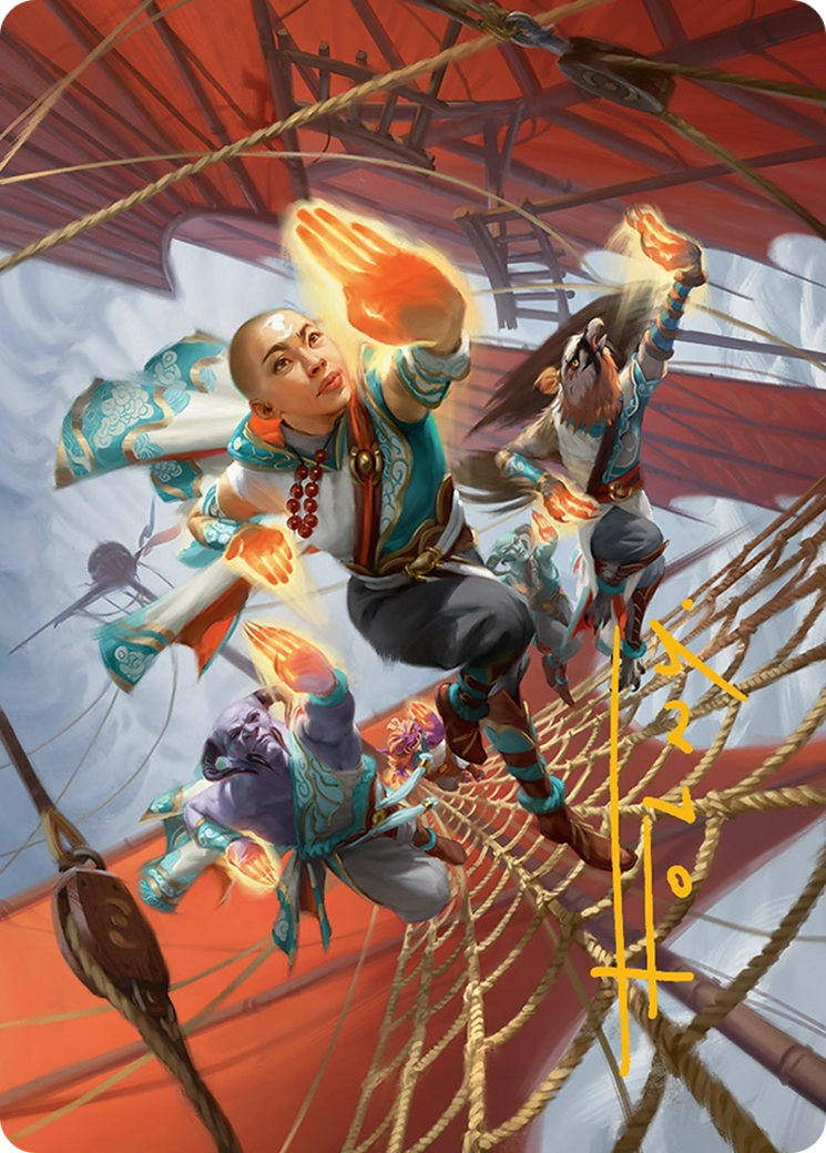 Aligned Heart Art Card (52/54) [Tarkir: Dragonstorm Art Series] | Clutch Gaming