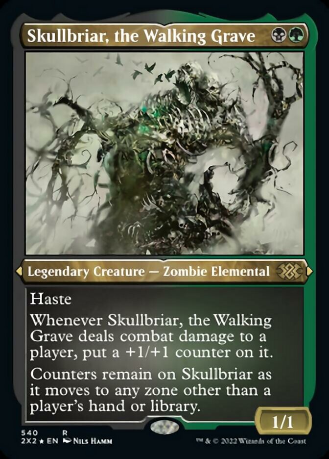 Skullbriar, the Walking Grave (Foil Etched) [Double Masters 2022] | Clutch Gaming