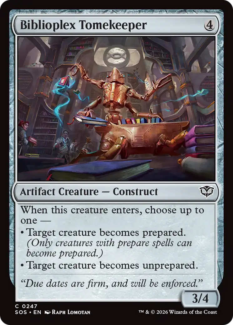 Biblioplex Tomekeeper [Secrets of Strixhaven] | Clutch Gaming