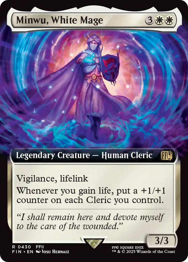Minwu, White Mage (Extended Art) [FINAL FANTASY] | Clutch Gaming