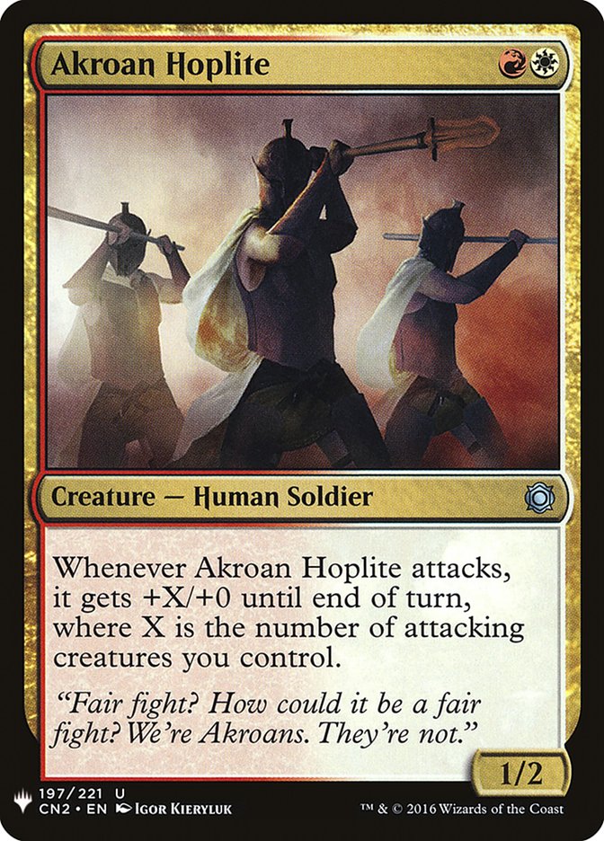 Akroan Hoplite [Mystery Booster] | Clutch Gaming