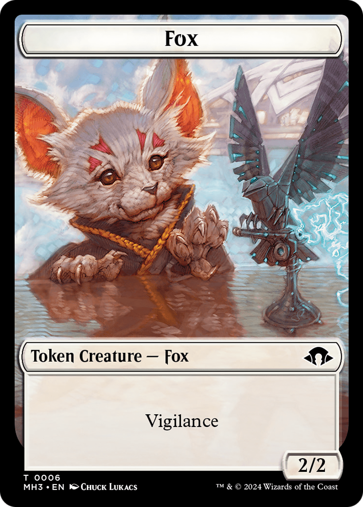 Servo // Fox Double-Sided Token [Modern Horizons 3 Tokens] | Clutch Gaming