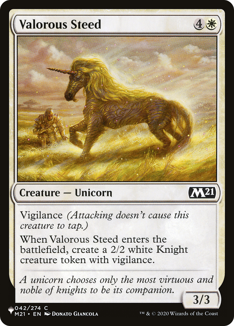 Valorous Steed [The List Reprints] | Clutch Gaming