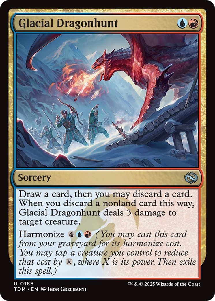 Glacial Dragonhunt [Tarkir: Dragonstorm] | Clutch Gaming