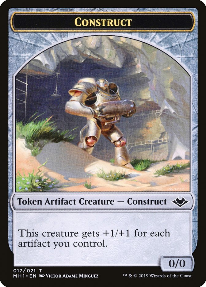 Soldier (004) // Construct (017) Double-Sided Token [Modern Horizons Tokens] | Clutch Gaming