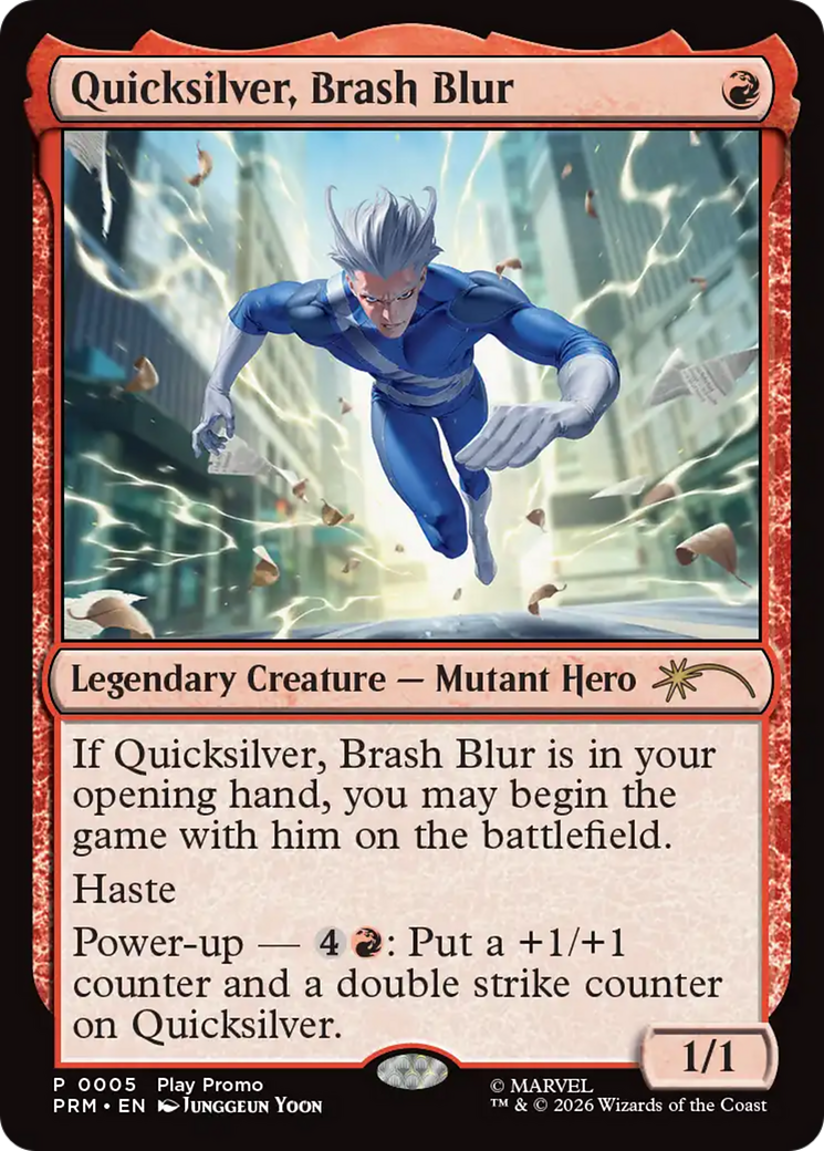 Quicksilver, Brash Blur [Standard Showdown Promos] | Clutch Gaming
